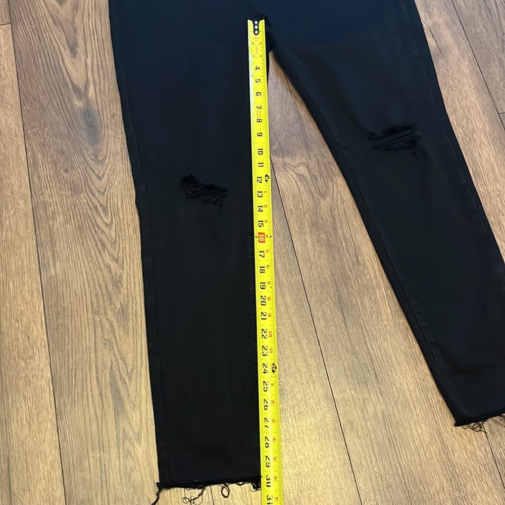 Judy Blue Lola Mid Rise Tapered Straight size 32 black - Picture 11 of 13